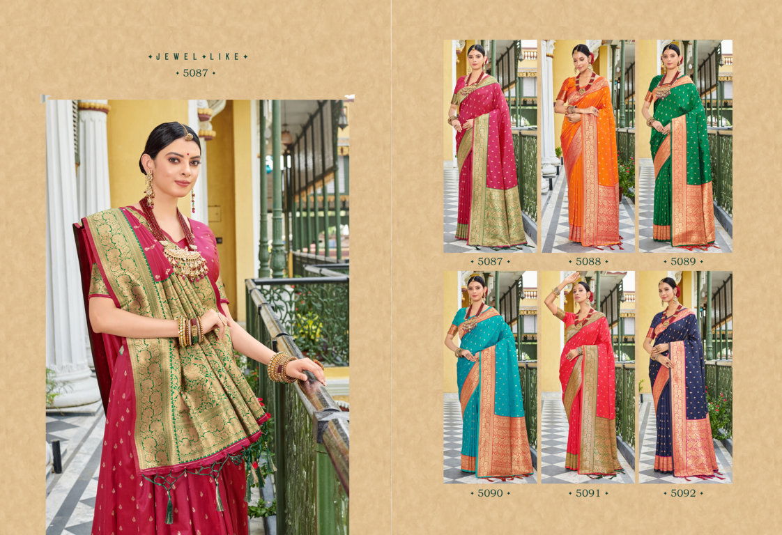 Abhi Silk By Sangam Designer Banarasi Silk Sarees Catalog